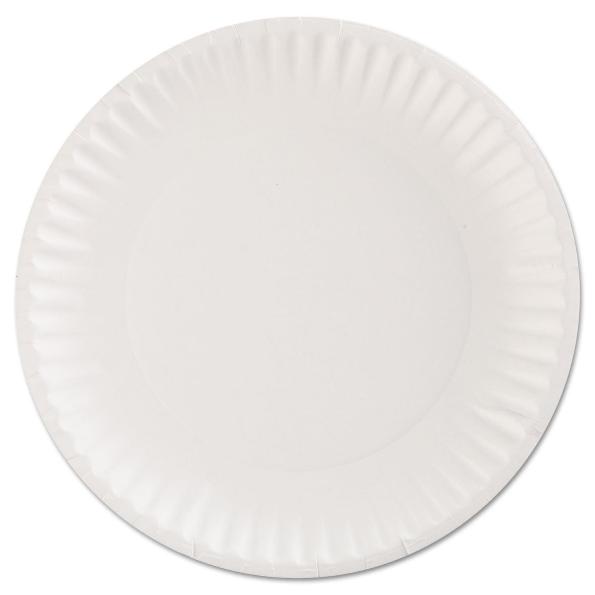 PP9GRAWHPK Paper Plates by AJM Packaging – 9", Paper, White, Pack of 10, Model AJMPP9GRAWHPK