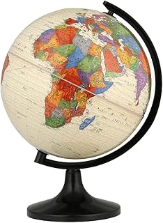 12. 5 Inch with Black Stand Desktop Political Globe Educational...(B+ar)