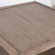 Starlight Canyon Home Solid White Oak Wood Coffee Table with Natural Grain Finish, Modern Farmhouse Cocktail Table for Living Room