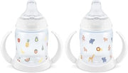 NUK Learner Cup, 6+ Months, Fun Fruits and Animals, Amazon Exclusive Collection, 5 Oz, Pack of 2 – BPA Free, Soft Spout, Spill Proof Sippy Cup