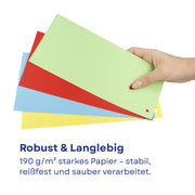 Divider Strips by Westcott – Paper, Intensive Colours Mix, Pack of 30, Model E-733320 00