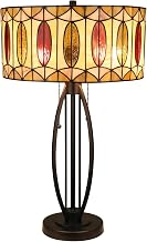 Chloe Lighting Gimm Geometric Style 2-Light Table Lamp 15" Shade