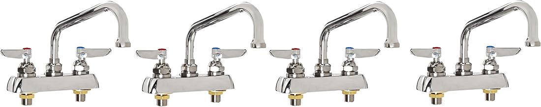 TS Brass B-1110 Workboard Faucet, Chrome (Pack of 4)