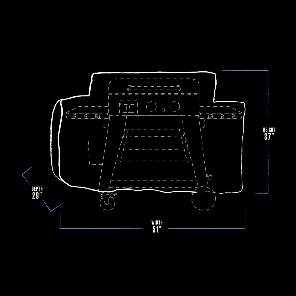 2B Ultimate Griddle Cover by PIT BOSS – One Size", Polyester, Black, Model 32121