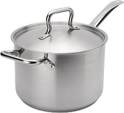Browne Foodservice Elements 7.6 Quart Stainless Steel Sauce Pan w/Cover, NSF