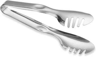 Tablecraft 8-1/2" Stainless Steel Pasta Tongs