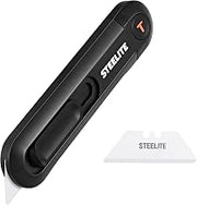 Steelite Box Cutter Ceramic Auto-retract Cutter Safe Unboxing Kinves Extra Ceramic Blade Unpacking Auto Retractable Cutter Manual Button