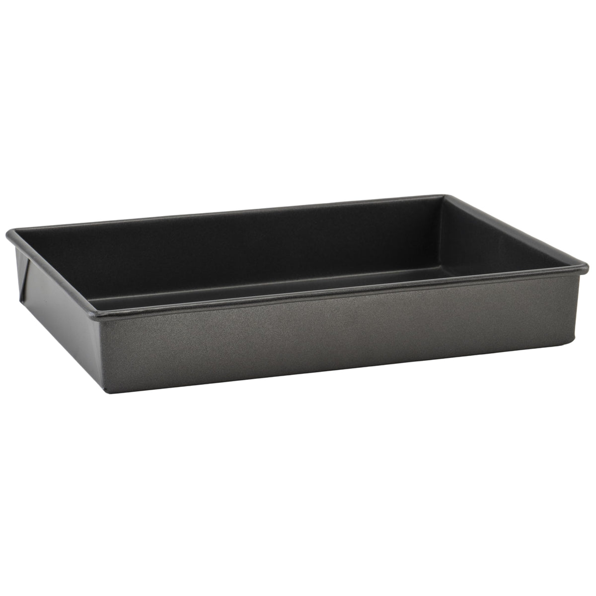 Winco 13" x 9" / Steel / Black Rectangular Cake Pans