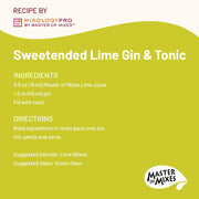 Cocktail Essentials Sweetened Lime Juice by MASTER OF MIXES – 12.7 Fl Oz (Pack of 2), No Color, Pack of 2