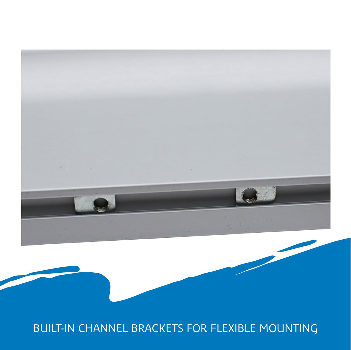 Polarity Magnetic Dry Erase Whiteboard by Iceberg – 96"W x 46"H, Alloy Steel, Aluminum, Model 31280