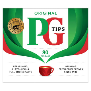 80 Original Non-Pyramid Black Tea Bags (Count of 80) by PG Tips – Pack of 80, Model 24031202