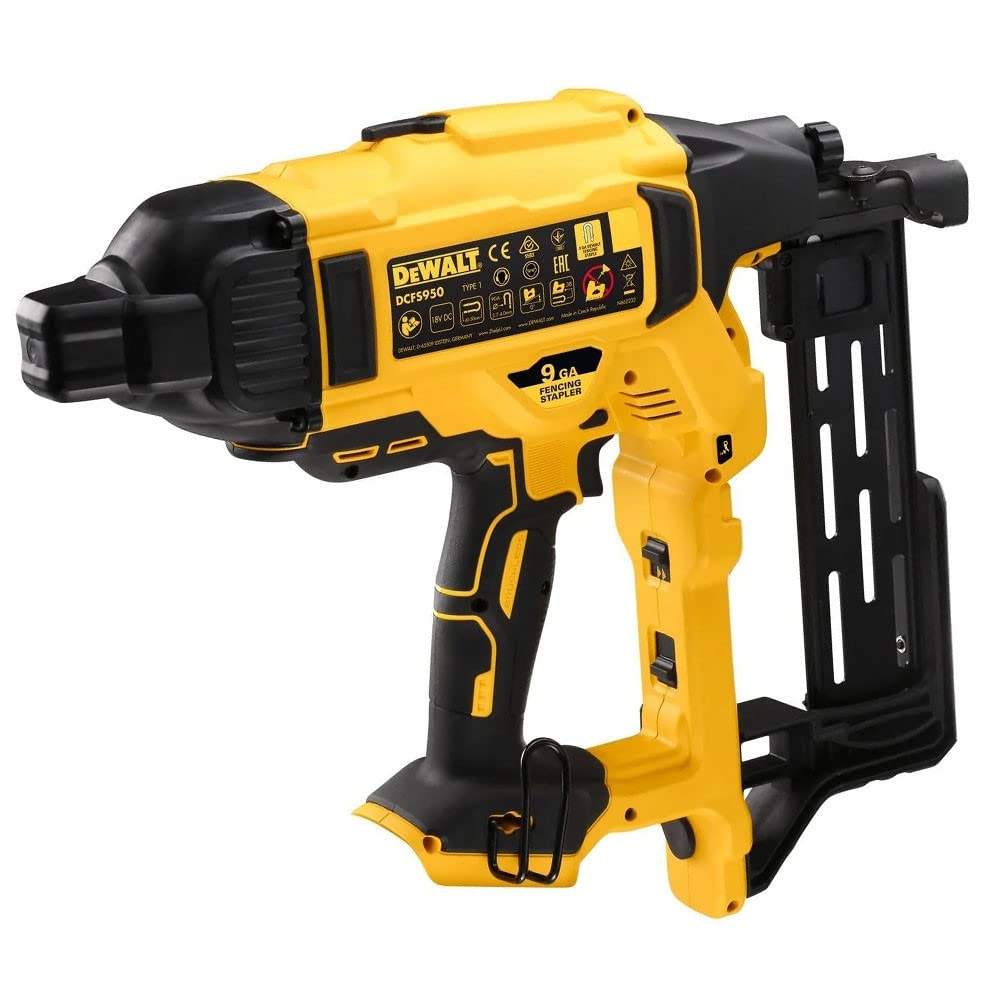 DCFS950N Brushless XR Fencing Stapler 18V Bare Unit by DEWALT – drink, Black-yellow, Model DEWDCFS950N