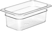 Cambro Camwear Food Pan, 1/4 by 4-Inch, Clear