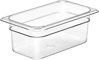 Cambro Camwear Food Pan, 1/4 by 4-Inch, Clear