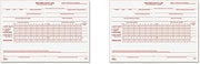 Rediform Driver's Daily Log Book, Carbon, 2 Part, 5.5 x 7.875 Inches, 31 Forms (6K681), 2 Packs