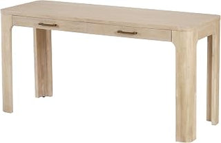 Trevin 2-Drawer Desk - Weathered Sand