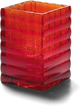 Hollowick 1533RJ Optic Block Lamp, 2-5/8"W x 3-3/4"H, Ruby Jewel