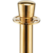 Portable Gold Finished 34" H Post with Base by Global Industrial – 31"L x 19"W x 34"H, Stainless Steel, Gold, Model EK7100LG-G