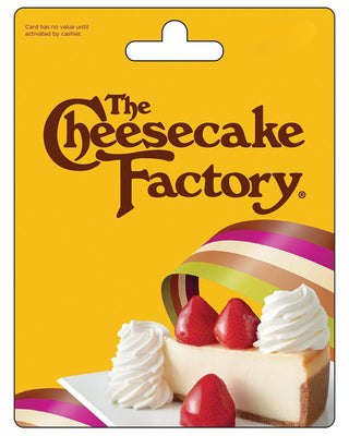 Physical Gift Card by The Cheesecake Factory – Commercial Grade