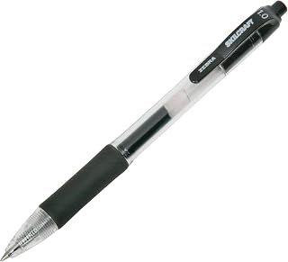 AbilityOne 7520016473137 - SKILCRAFT®/Zebra® Retractable Gel Pen - Bold Point - Black Ink - 12 units