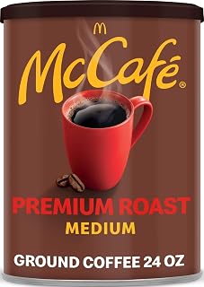 McCafe Premium Medium Roast Ground Coffee (24 oz Canister)