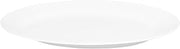 Elite Global Solutions M1914-NW Oval Platter, 19 3/4" x 14" x 1 1/4" h., Melamine, White (Pack of 4)