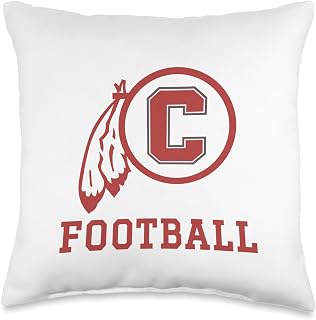 Carlisle High School Blue Aces Football Throw Pillow