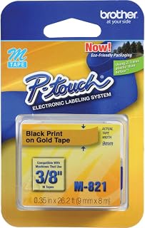 BRTM821 - Brother M Series Non-Laminated Tape for P-Touch Printer