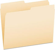 Pendaflex File Folders, Letter Size, Manila, 1/2 Cut, 100/BX (752 1/2), Letter