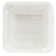 Winco 8 Quart / Container / White Containers