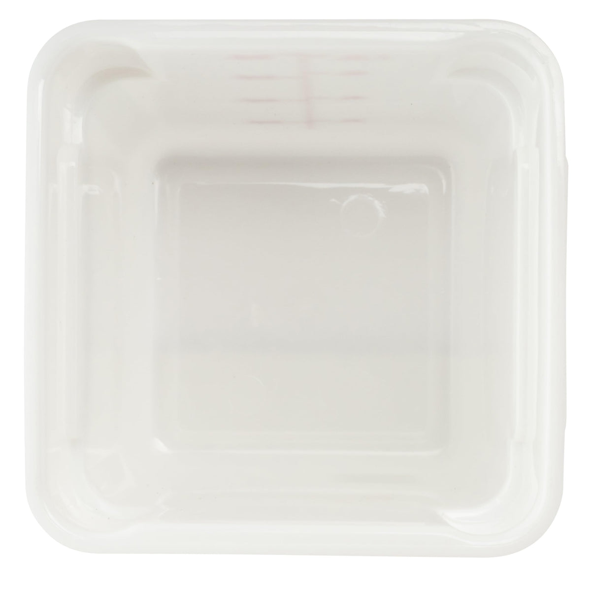 Winco 8 Quart / Container / White Containers