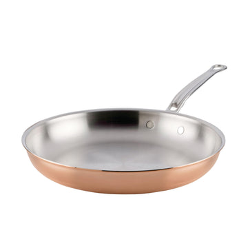 CopperBond® Aura™ 12.5" Professional Copper Skillet by Hestan – 12.5 Inches, 3.5 quarts, Copper, Model 31849