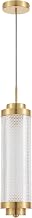 Dainolite Peri LED Pendant - Aged Brass