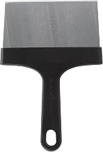 Heavy-Duty Griddle Scraper 6 inch - Stainless Steel | Blackstone® 5061 Heat-resistant Handle, Flat Top, Long Plastic Handle, Multipurpose Kitchen Food Scraper & Chopper