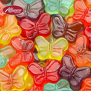 Albanese Mini Butterflies / 7.5 Ounce (Pack of 12) / Orange,Blue Gummy Candy