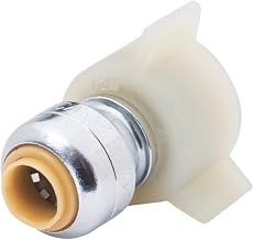 SharkBite 1/4 Inch x 7/8 Inch Ballcock Toilet Reducing Connector, Push To Connect, PEX Pipe, Copper, CPVC, PE-RT, HDPE, U3531LFA