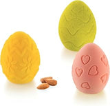 Silikomart EGG HUNT Silicone Moulds for Egg Tarts - 11 Cavities Diameter 53 H 67 mm Vol 100 ml - Professional Accessories for Easter and Pastries - Single Serving Moulds for Cakes and Baked Goods