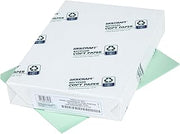 AbilityOne Dual Purpose Xerographic Copy Paper - 8 1/2" x 11", Green 7530-01-147-6812: Box, 10 Item(s)