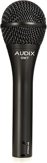 AUDIX OM7 Hypercardioid Handheld Dynamic Vocal Microphone for Stage Singers - Black