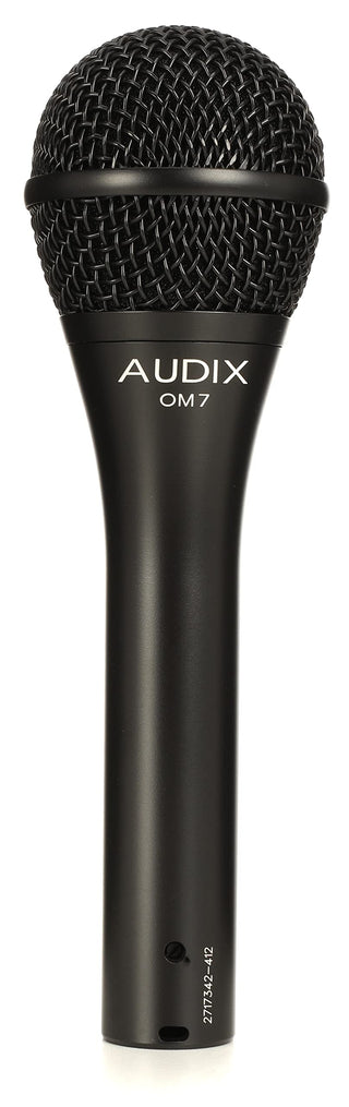 Hypercardioid Handheld Dynamic Vocal Microphone for Stage Singers - Black by AUDIX – 6.00 x 9.00 x 12.00 inches, Zinc, Black, Model OM7