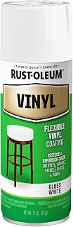 Vinyl White Spray Paint by Rust-Oleum – 11 Fl Oz (Pack of 1), Plastic, White, Model 1911830