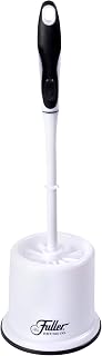 Fuller Brush Toilet Bowl Brush in Caddy Set – 16-Inch Long Handle – Heavy Duty Dome Tufted Bristles, Rubberized Non-Slip Grip, Bathroom, Rim, Trap Cleaner (Pack of 1)
