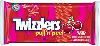 Twizzlers Cherry Pull N Peel Party Pack, 396 Gram/13.96 Ounces {Imported from Canada}