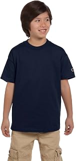 Champion Boys Little Big Boys Short Sleeve Jersey Tee, Navy, X-Large
