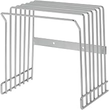 Metal Wire Wall Mount Cutting Board Rack - 9 1/2"L x 7 3/8"D x 10 1/2"H