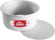 Fat Daddio's PCC-63 Round Cheesecake Pan, 6 x 3 Inch, Silver