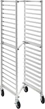 Commercial Knocked Down 20-Tier Aluminum End Load Nesting NSF Bun/Sheet Pan Rack | Bakeries by HUBERT – 20-Tier Knockdown Nesting, Aluminum, Silver, Model ASPR-20N-KD