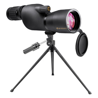 Naturescape 12-36x50 Straight Spotting Scope with Tripod And Premium Hard Case by Barska – One Size, Blend, Black, Model AD11104