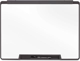 Quartet MMP75 Motion Portable Dry Erase Board, 36 x 24, White, Black Frame