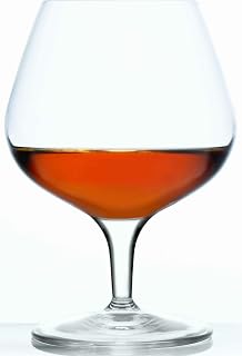 Luigi Bormioli Napoleon Brandy Glass, 13-1/4-Ounce, Set of 6